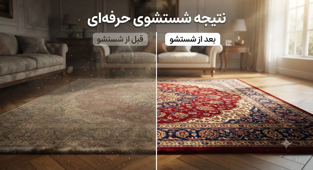 شست و شوی تخصصی انواع فرش و مبل